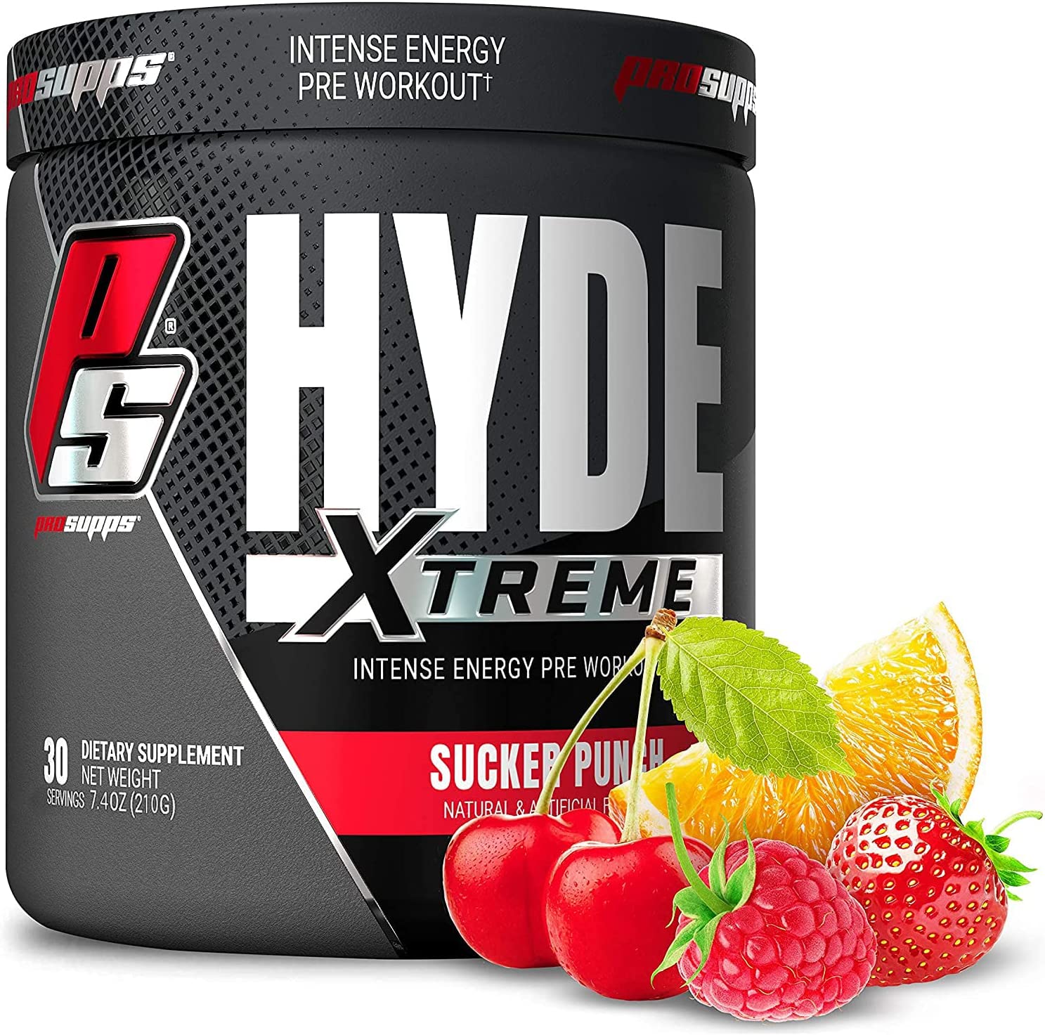 Prosupps Hyde Xtreme Pre Workout, Sucker Punch, 30 Servings