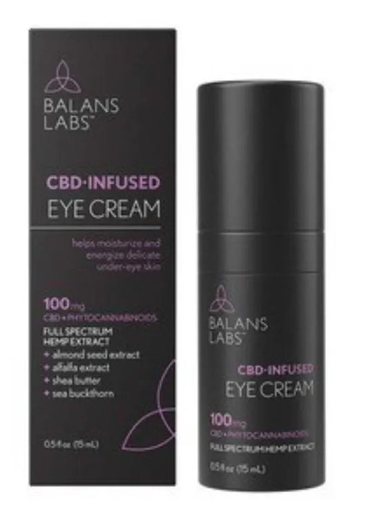Balans Labs CBD Infused Eye Cream, 0.5 oz