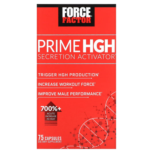 Force Factor Prime High Supplement for Men, 75 Capsules