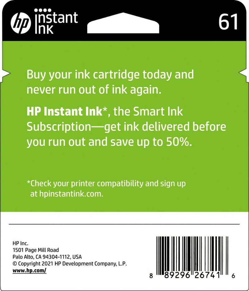 Hewlet Packard 61 Black and Tri-Color Combo Pack