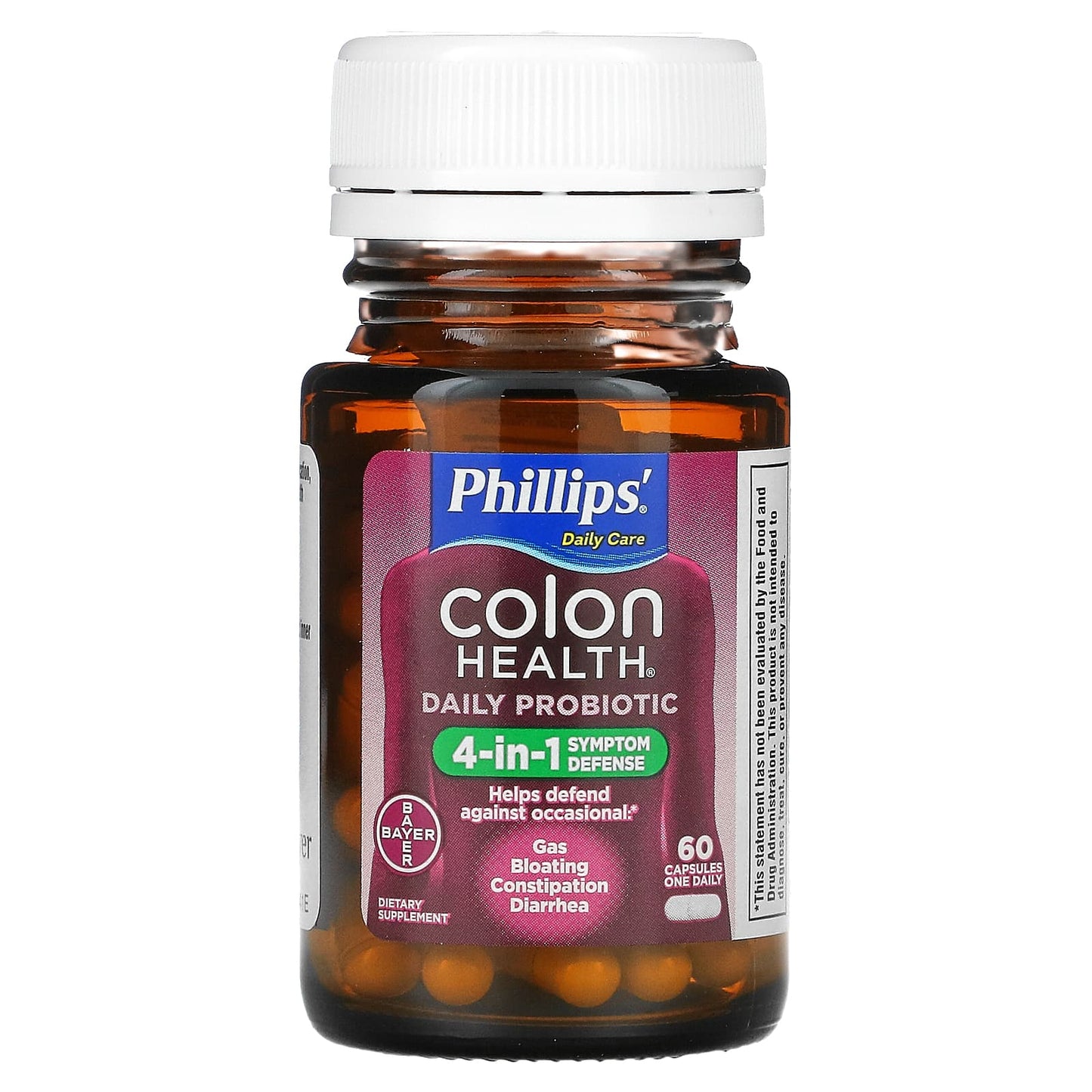 Phillips Colon Health Daily Probiotic, 60 Capsules