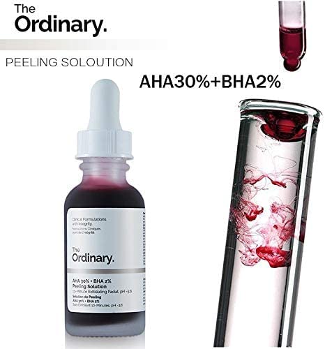 The Ordinary Peeling Solution 30ml AHA 30% + BHA 2%, 1 Fl Oz (Pack of 1)