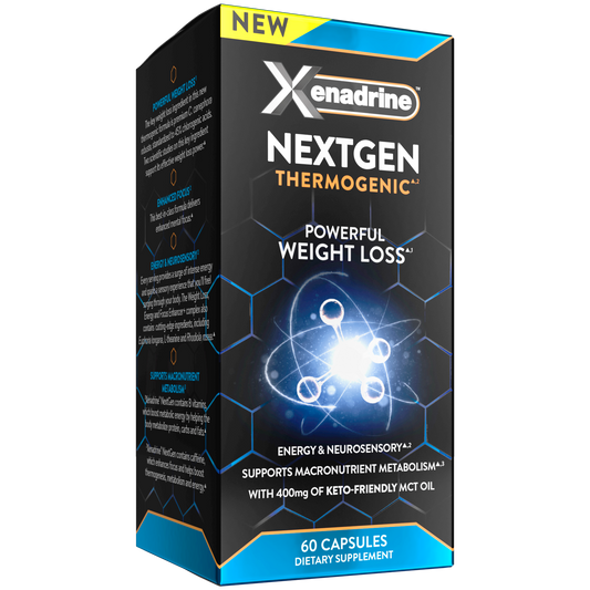Xenadrine NextGen Supplements with MCT Oil, Increased Energy & Supports Metabolism, 60 Pills