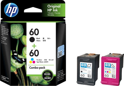 Hewlet Packard 60 Black and Tri-Color Combo Pack