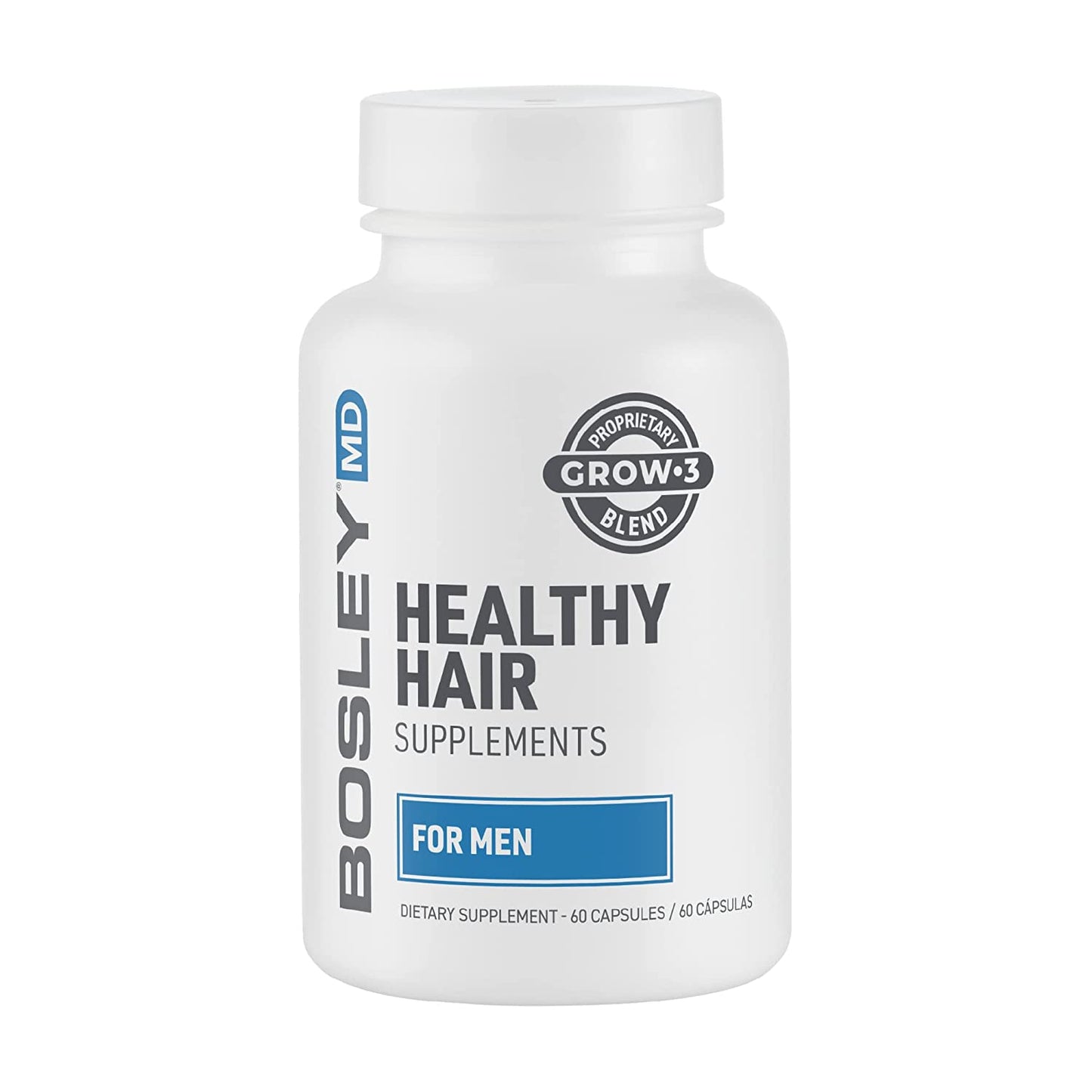 Bosley Healthy Hair Growth Supplement for Men - 60 Count