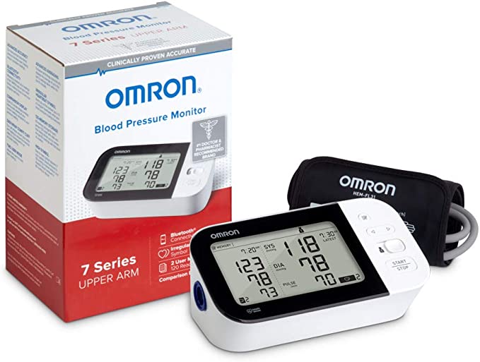 Omron 7 Series Wireless Upper Arm Blood Pressure Monitor