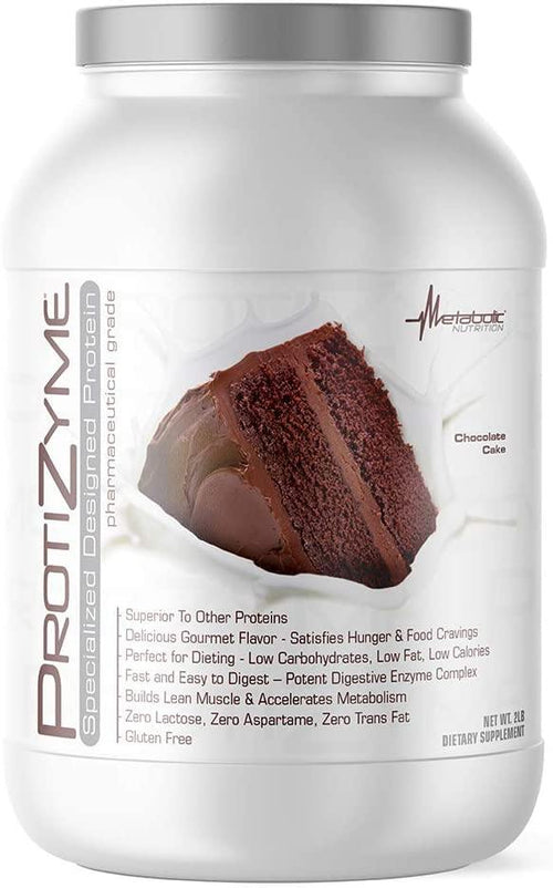 Protizyme - Protein Powder - Chocolate Cake - 2Lb