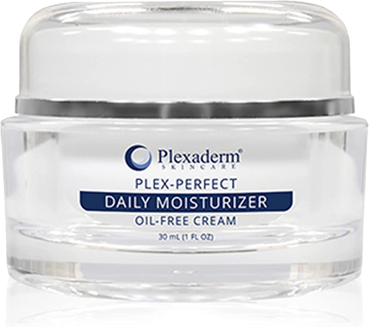Plexaderm Plex-Perfect Daily Moisturizer Oil Free Cream with Hydrate-6 Complex, 1 oz