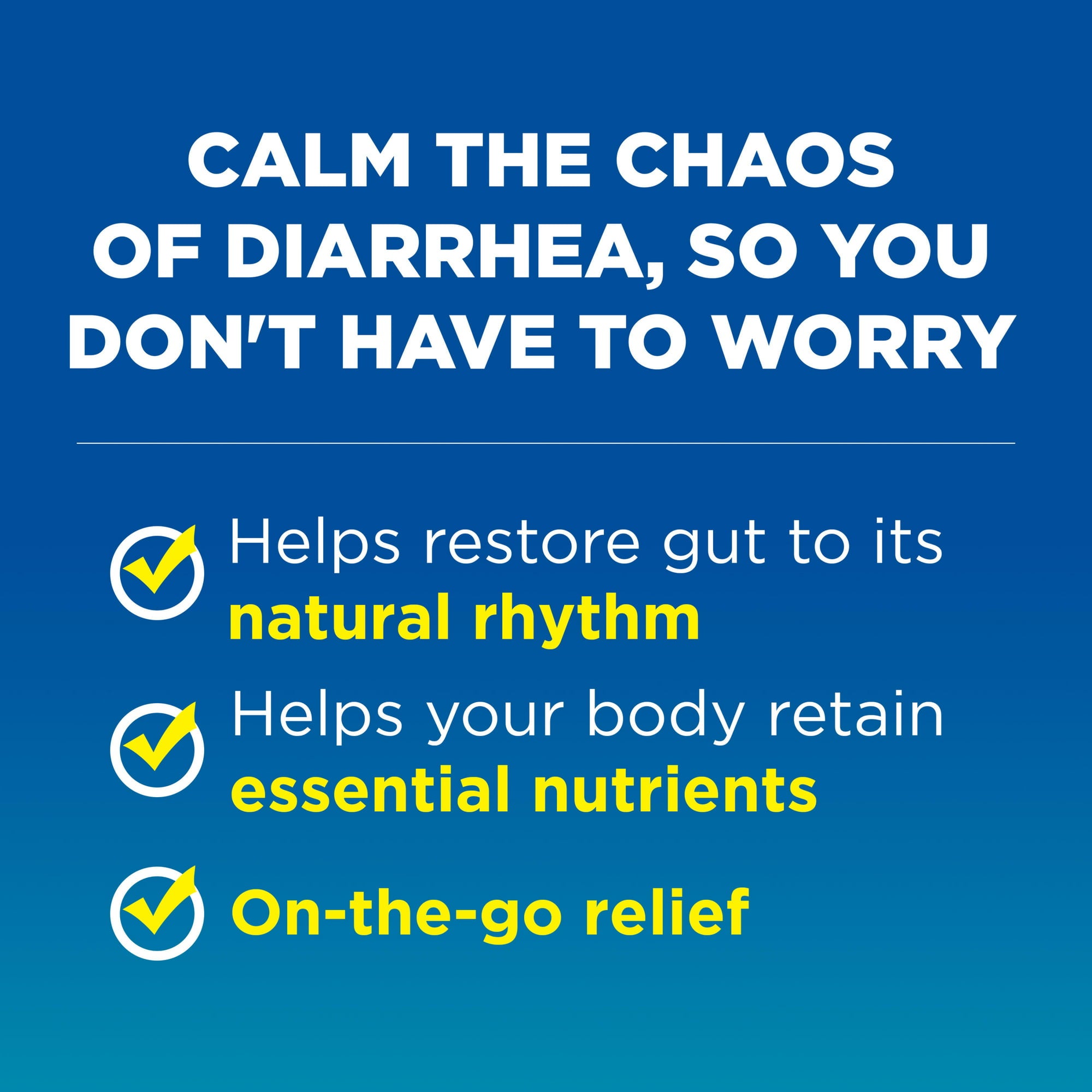 Imodium A-D Diarrhea Relief Caplets, 24 Count