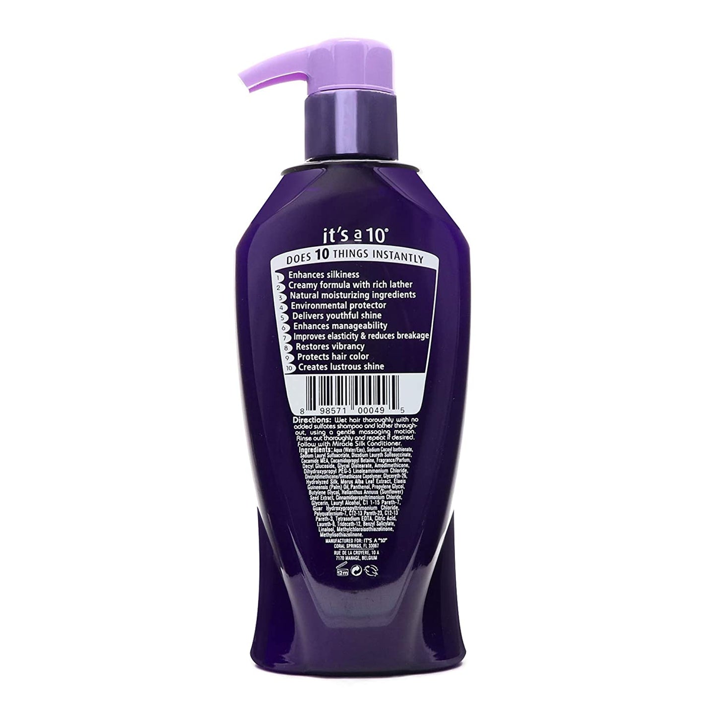It's A 10 Miracle Silk Shampoo, 10 oz Bottle