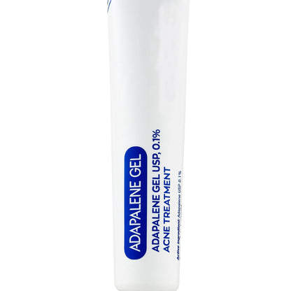 Adapalene Gel USP 0.1% Acne Treatment by Glenmark, Compare to Differin Gel - 1 tube 0.5 oz