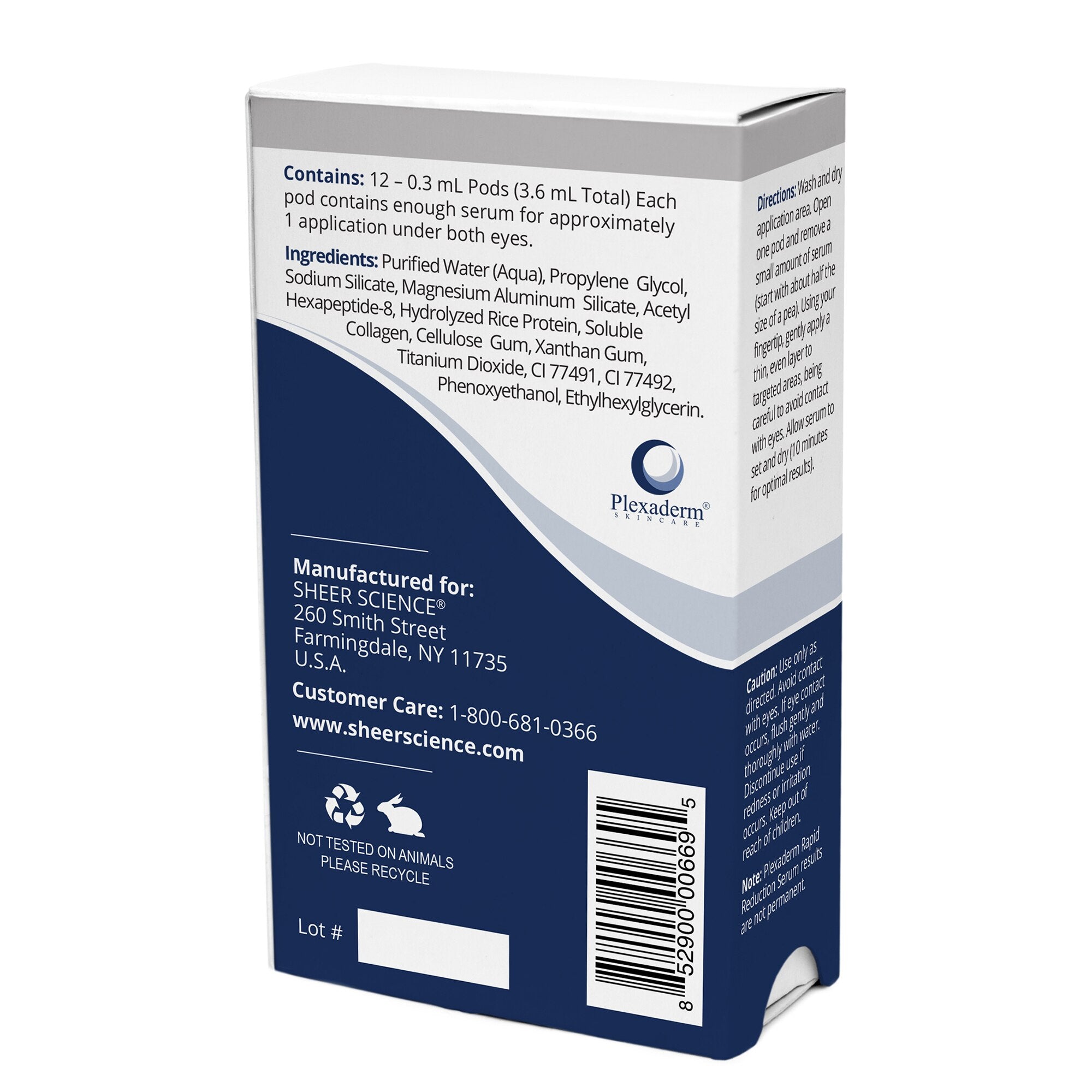 Plexaderm Rapid Reduction Serum, 18ct