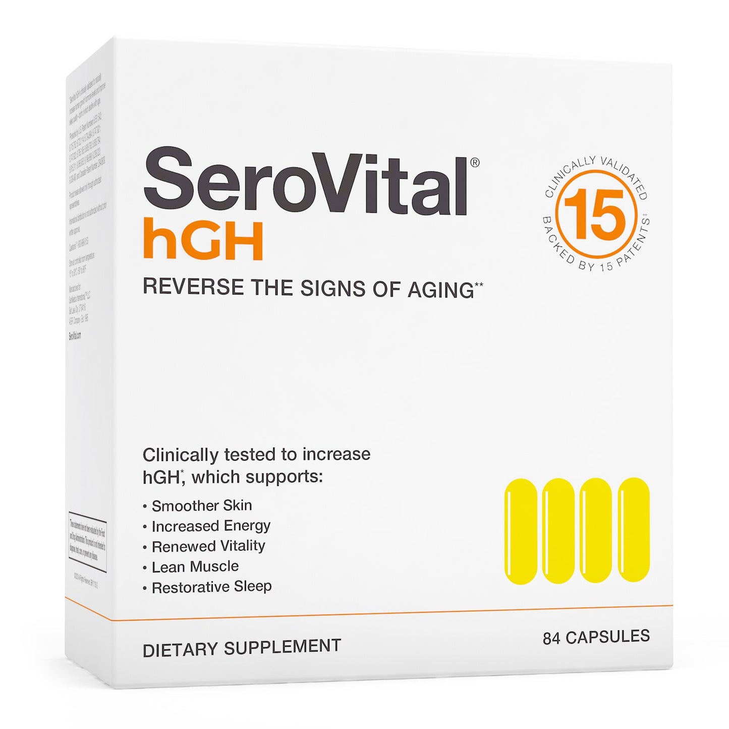 SeroVital Anti-Aging Therapy, Reverse The Signs of Aging, 84 Capsules