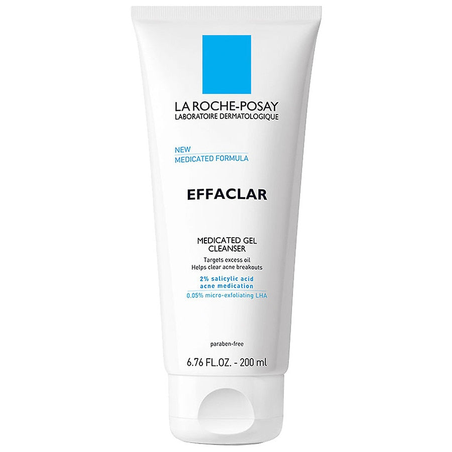 La Roche-Posay Medicated Gel Acne Face Wash with Salicylic Acid, 6.76 oz