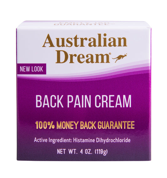 Australian Dream Back Pain Cream, 4 oz. Jar