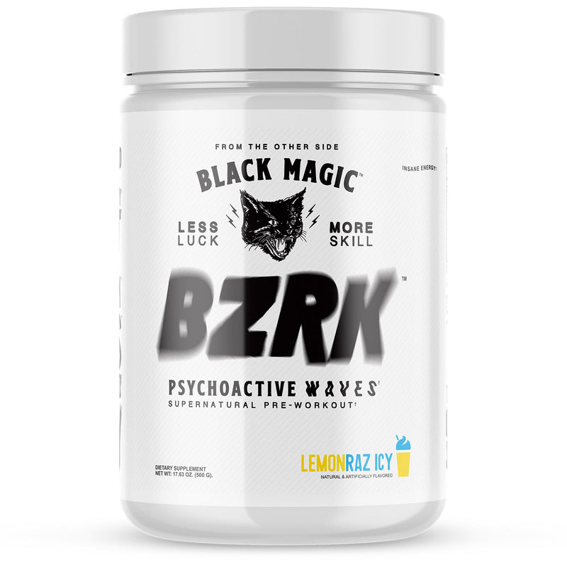 Black Magic - BZRK Pre Workout Lemonraz Icy - 25 Servings