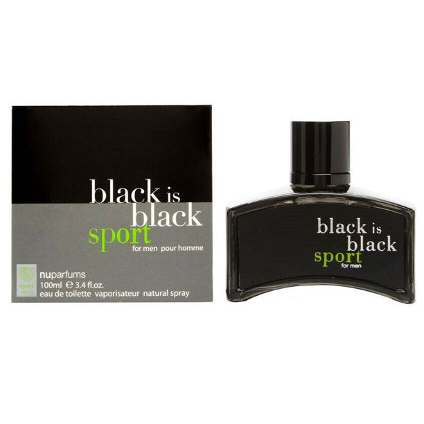Black Is Black Sport for Men Eau de Toilette Spray, 3.4 oz