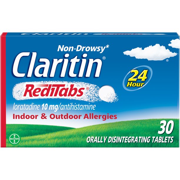 Claritin RediTabs 24 Hr Allergy Medicine, Antihistamine Tablet, 30 Ct