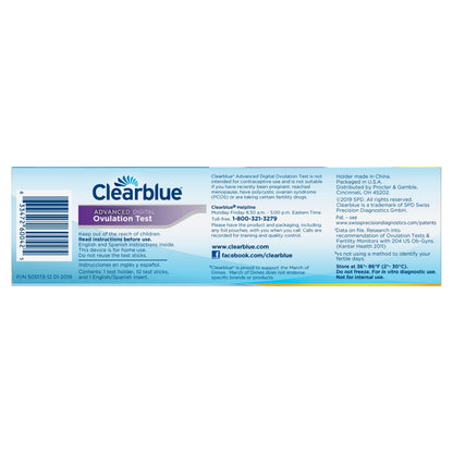 Clearblue Advanced Digital Ovulation Test, 10 count