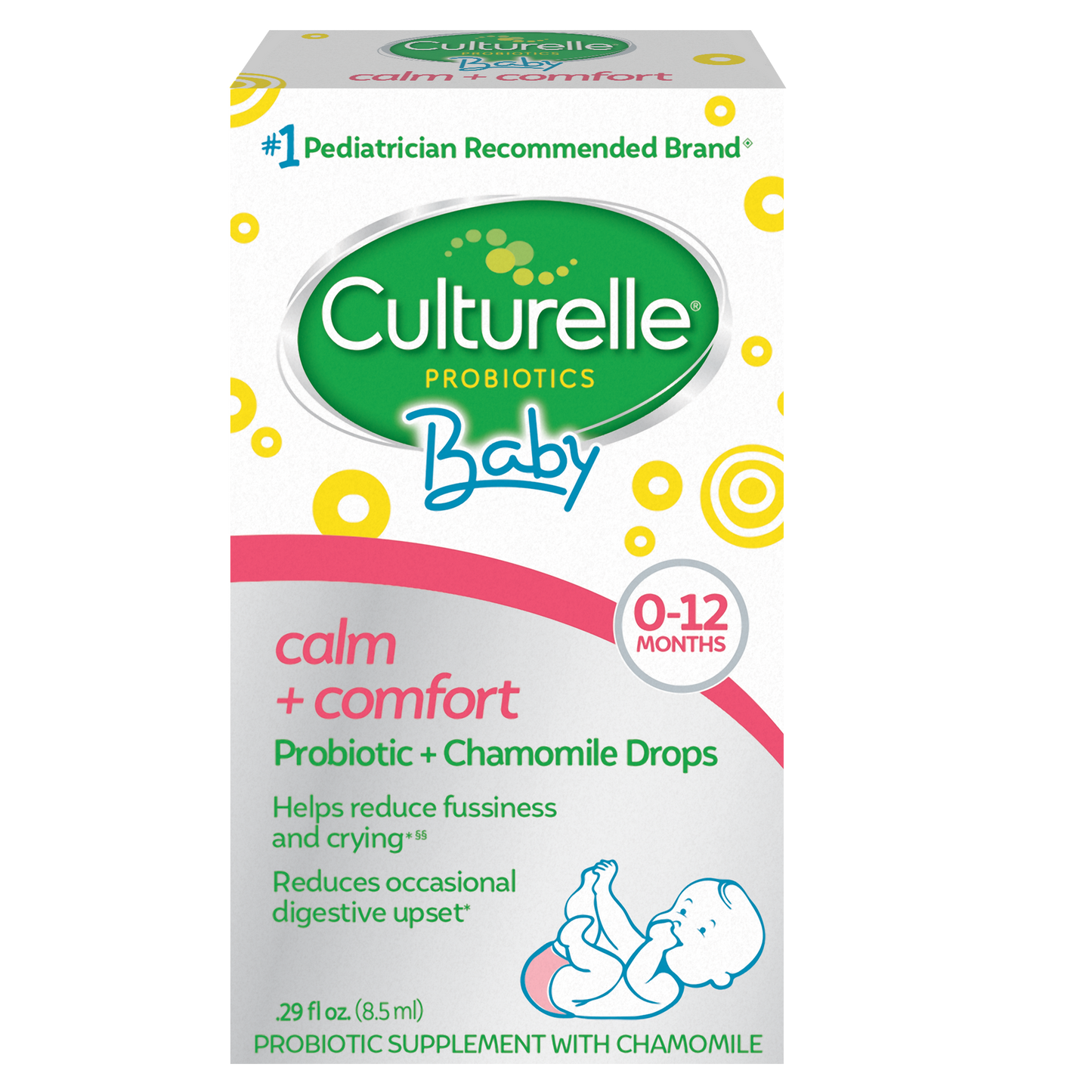 Culturelle Baby Calm + Comfort, Probiotic + Chamomile Drops