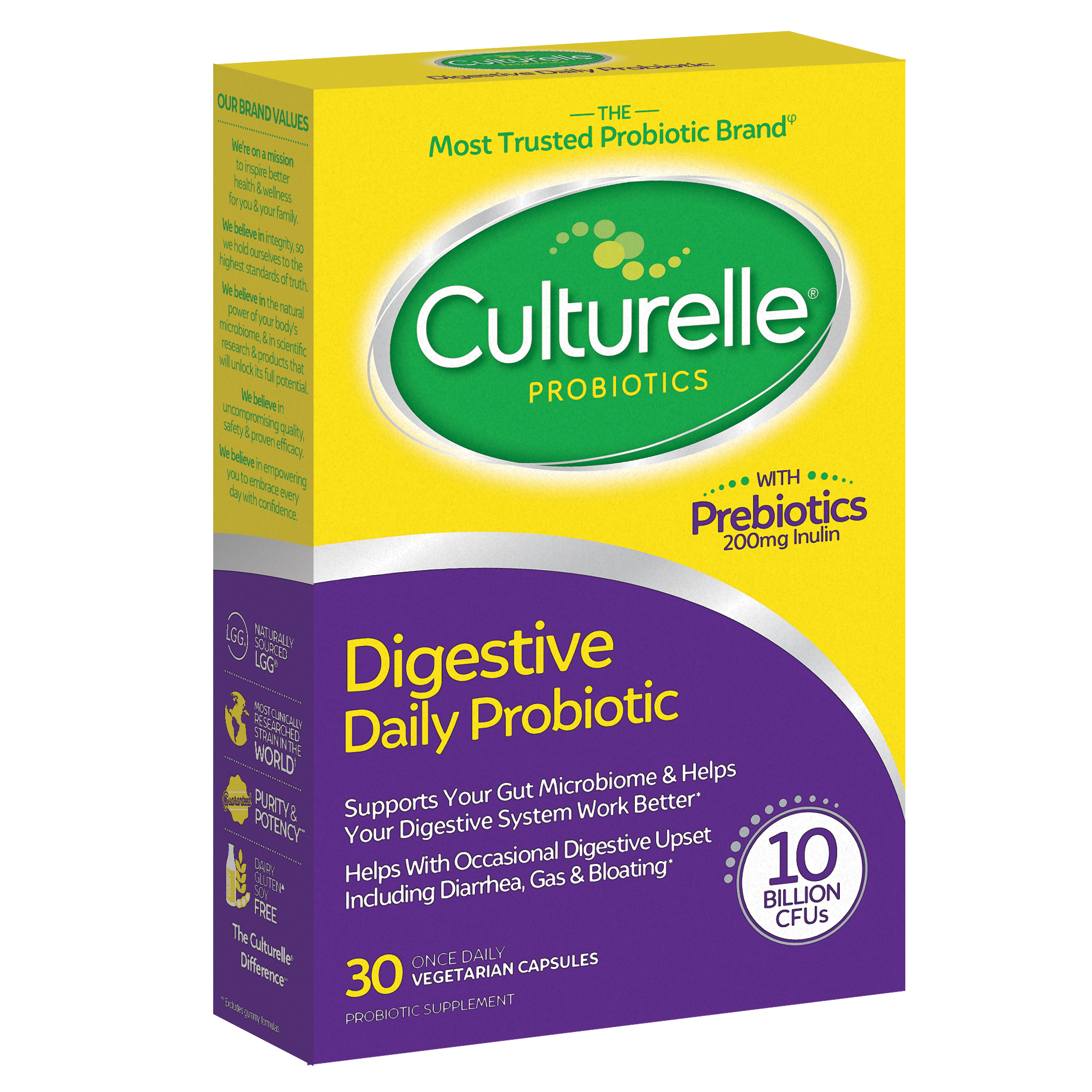 Culturelle Probiotic Digestive Health, 30 Capsules