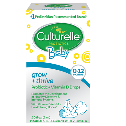 Culturelle Baby Grow + Thrive, Probiotic + Vitamin D Drops, 0.30 fl. oz