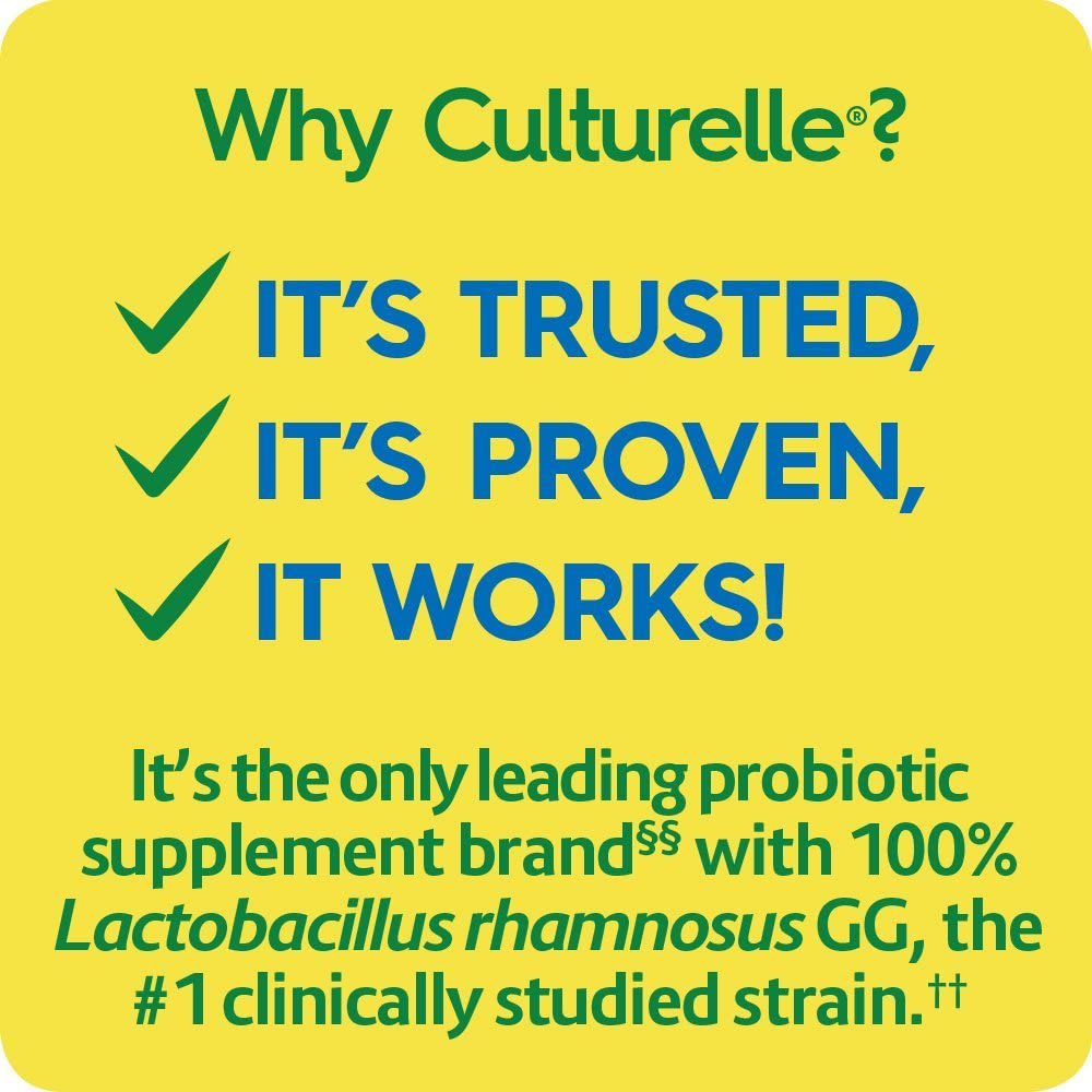 Culturelle Health & Wellness Probiotic Capsules 30 ea