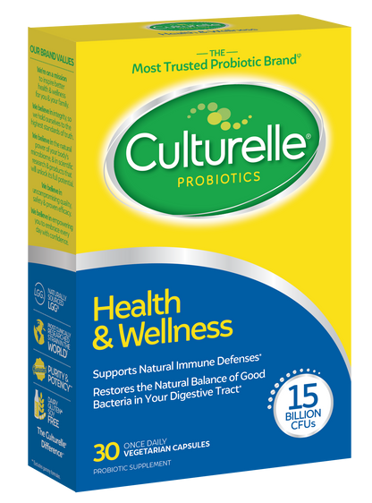 Culturelle Health & Wellness Probiotic Capsules 30 ea