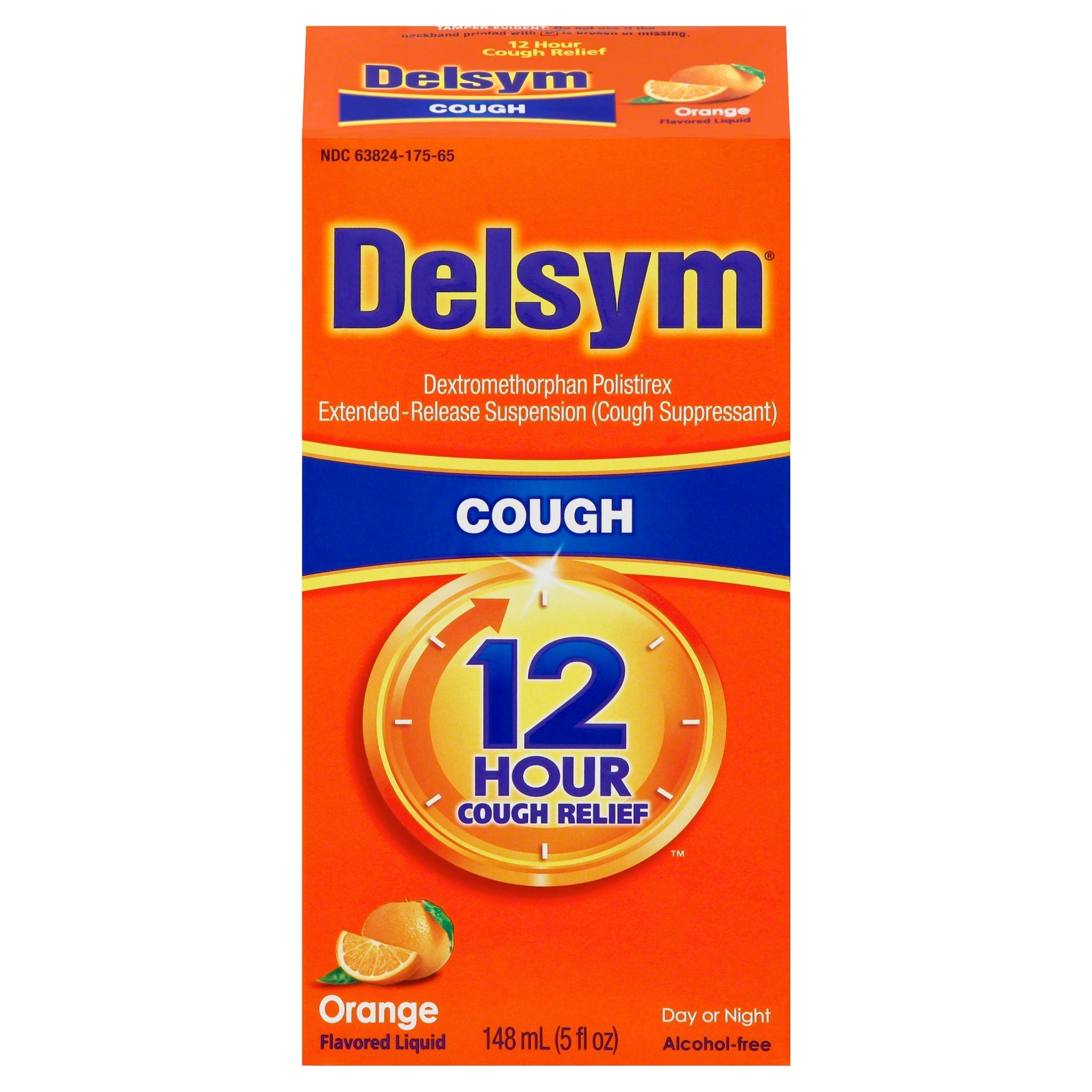 Delsym Adult 12 hour Cough Relief - Orange Flavor 5 fl. oz
