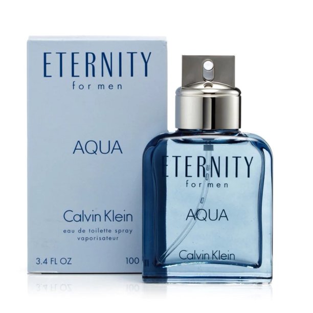 Eternity Aqua For Men by Calvin Klein Eau de Toilette 3.3 fl oz