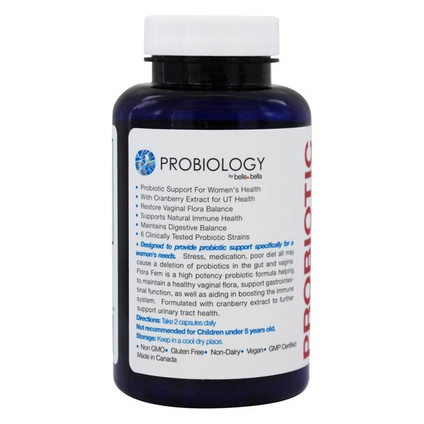 Flora Fem Probiotic, 60 Capsules