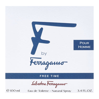 Free Time by Salvatore Ferragamo EDT for Men, 3.4 Oz