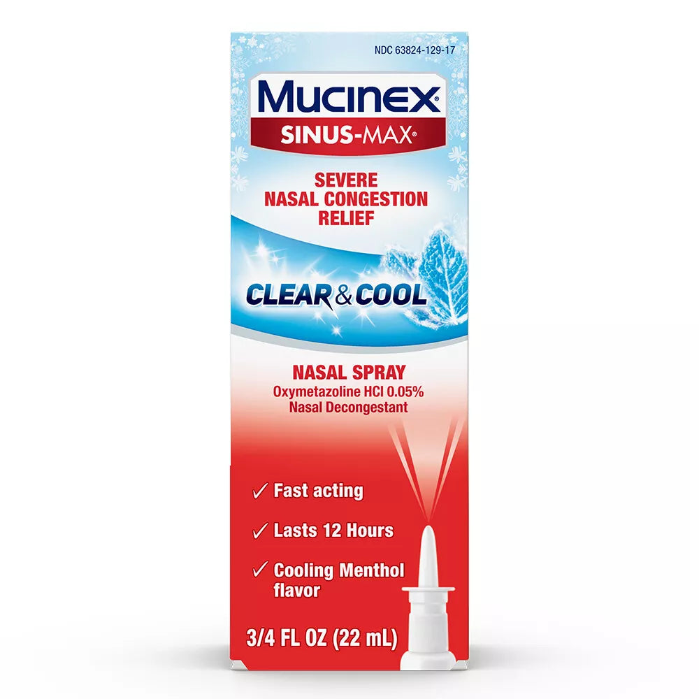 Mucinex Sinus-Max Full Force Nasal Decongestant Spray, 0.75 oz
