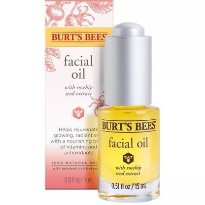 Burt's Bees Complete Nourishment Facial Oil, 0.51 oz