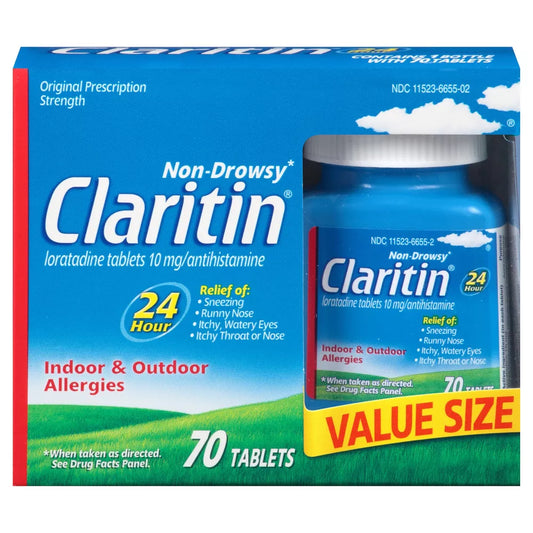 Claritin 24 Hour Allergy Relief, 70 Tablets