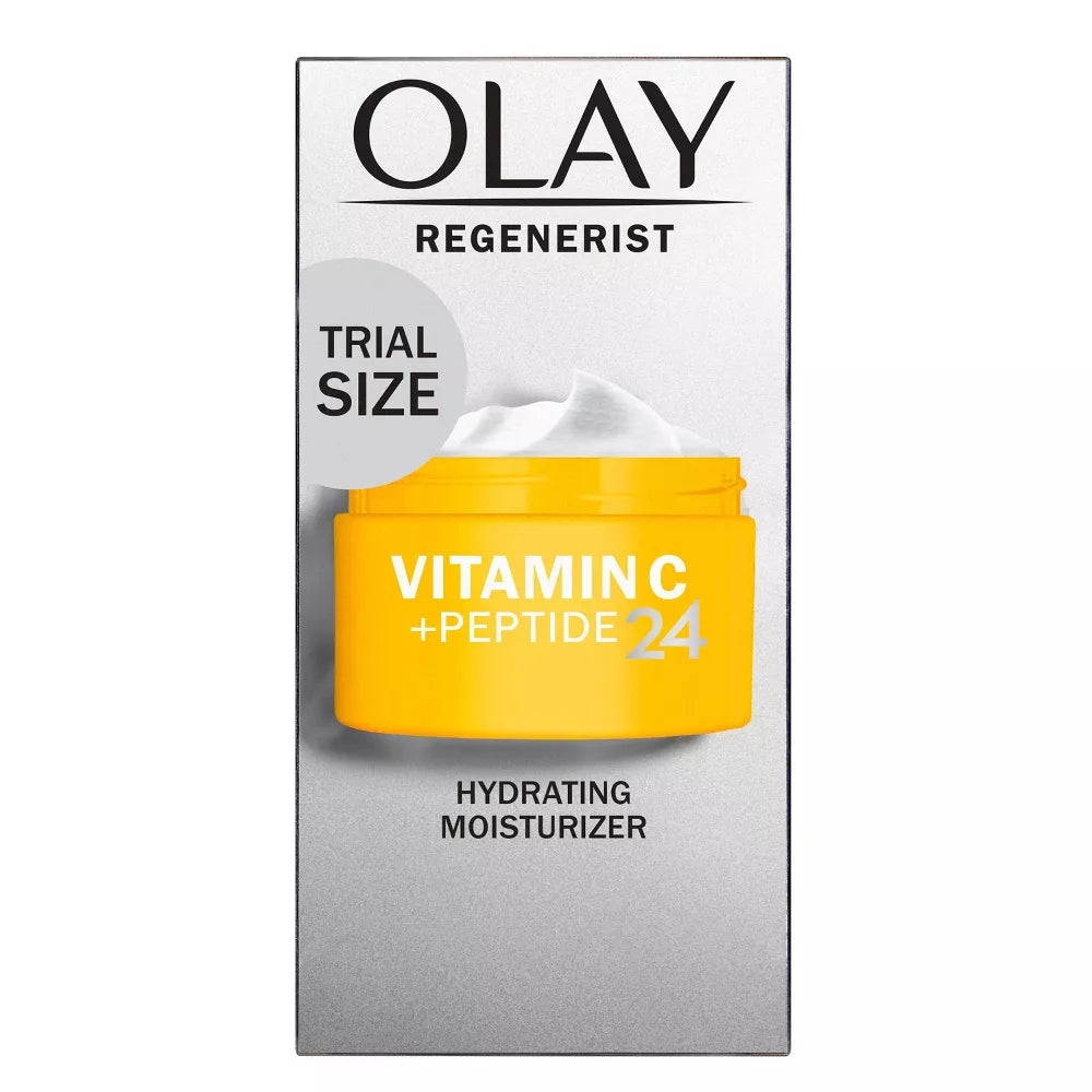 Olay Regenerist Vitamin C plus Peptide 24 Face Moisturizer Mini Size, 0.5oz