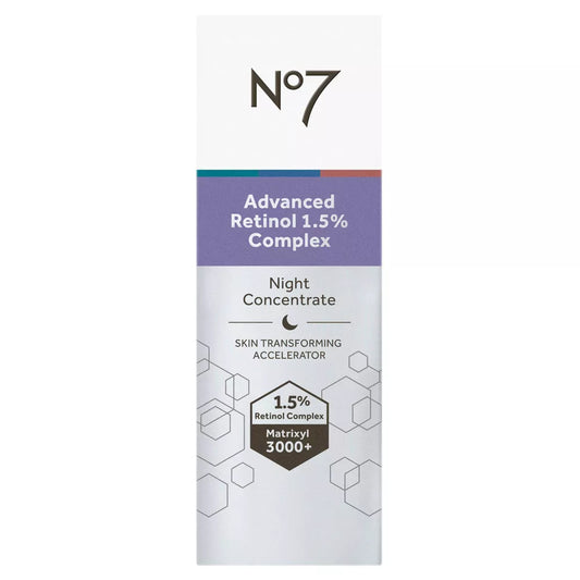 No7 Advanced Retinol 1.5% Complex Night Concentrate, 1 oz