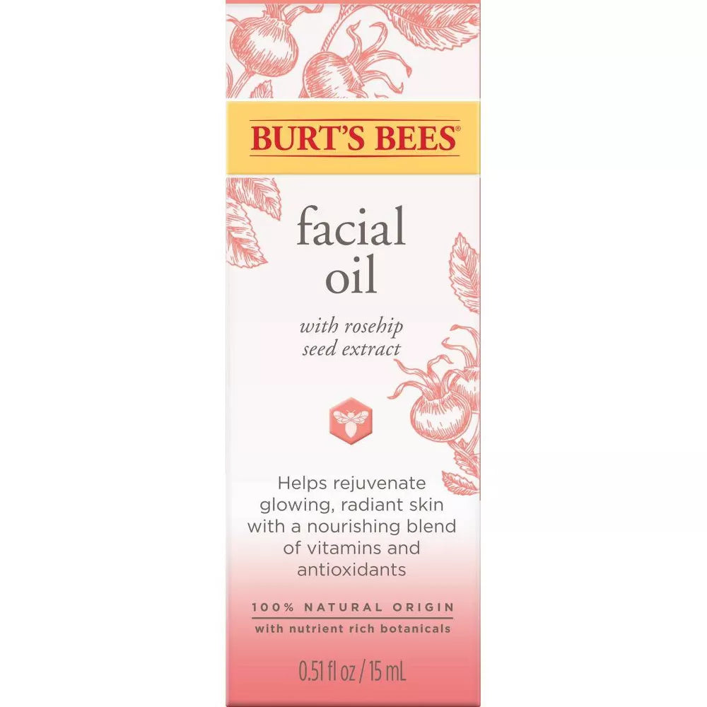Burt's Bees Complete Nourishment Facial Oil, 0.51 oz
