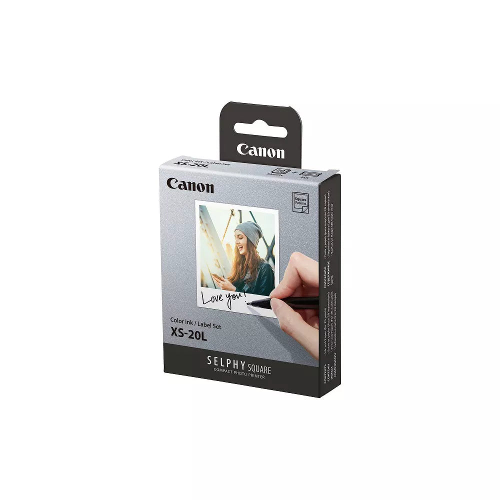 Canon Glossy Photo 2.7" x 2.7". White 20 Count