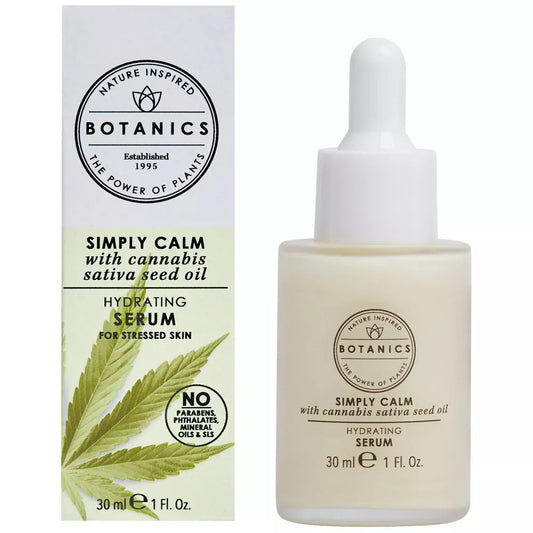 Botanics Simply Calm Hydrating Serum for Stressed Skin, 1 oz