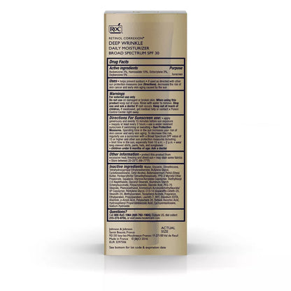 RoC Retinol Correxion Deep Wrinkle Moisturizer SPF 30, 1 fl oz