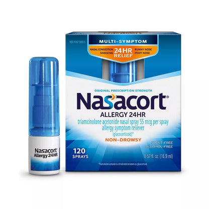 Nasacort Allergy 24 Hour, 0.57 oz/120 Sprays