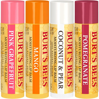 Burt's Bees Lip Balm Super Fruit, 4ct