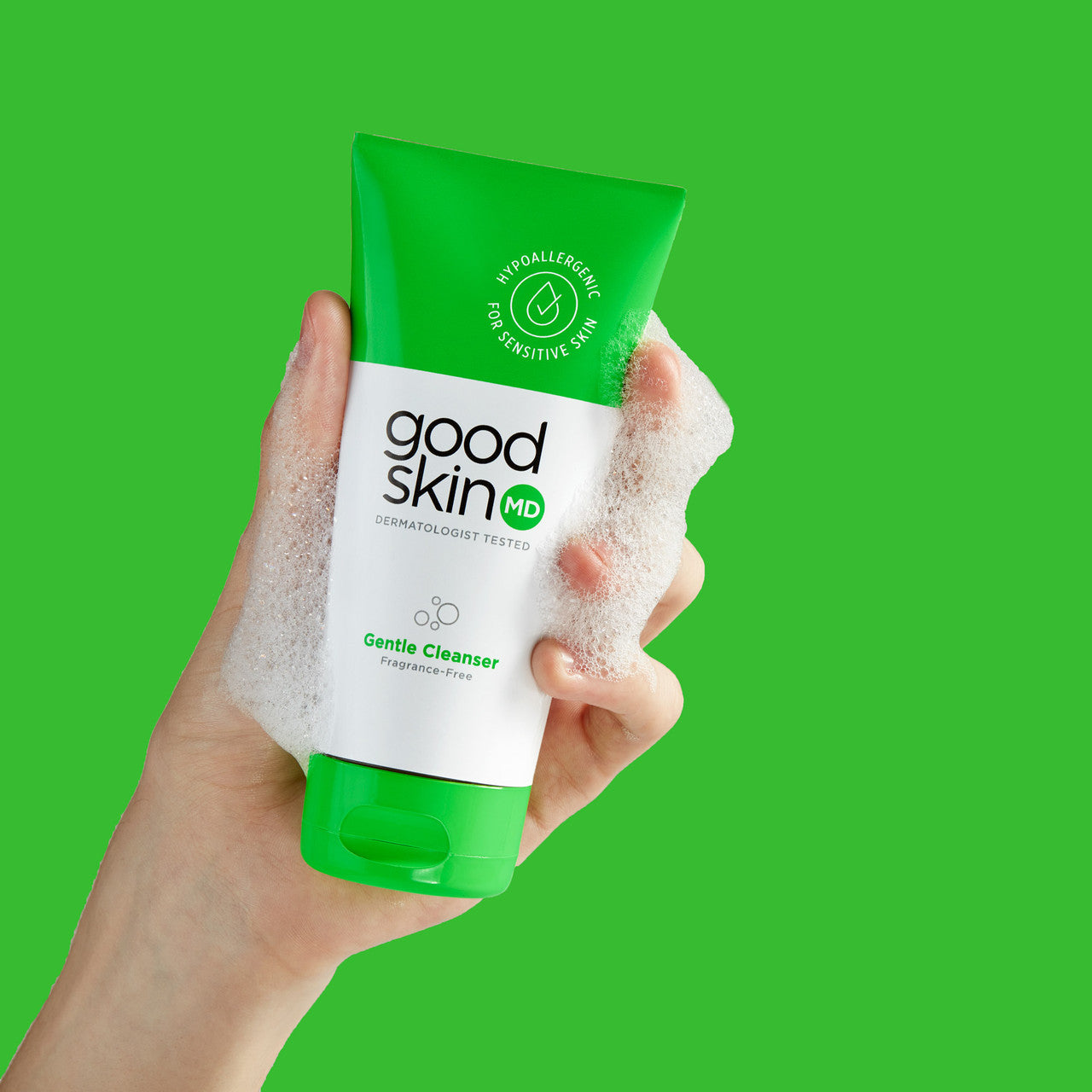 GoodSkin MD Dermatologist Tested Gentle Cleanser Fragrance Free,  5.0 oz