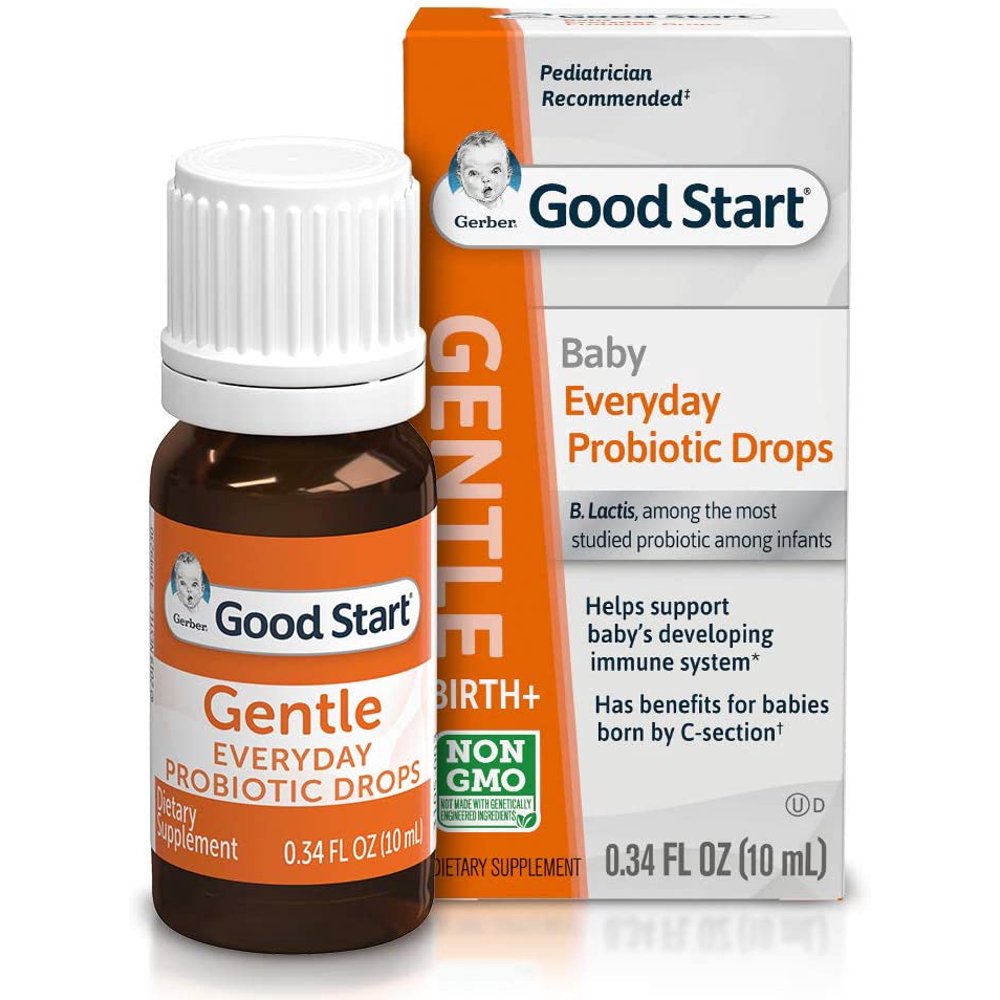 Gerber Gentle (Pack of 4) Probiotic Drops 0.34 fl. oz
