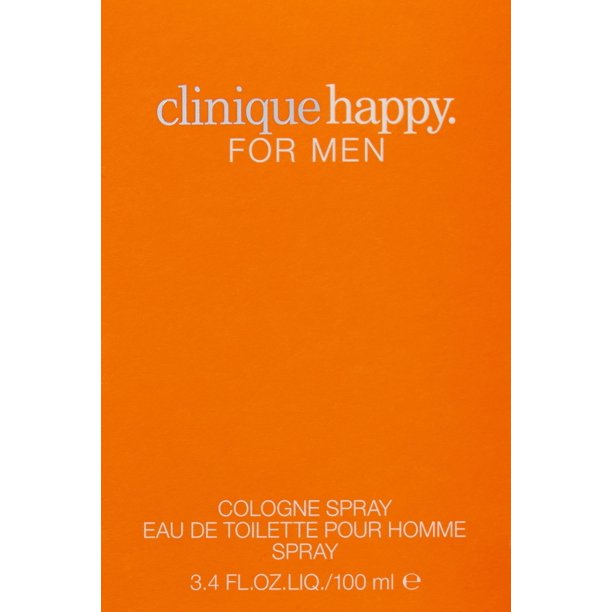 Happy By Clinique for Men. Cologne Spray 3.4 Oz