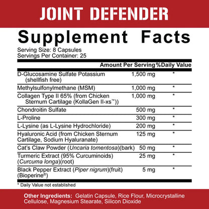 5 Percent Nutrition - Joint Defender - 25 Servings