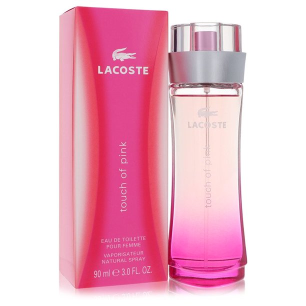 Touch of Pink by Lacoste Eau De Toilette Spray  For Women 3 oz