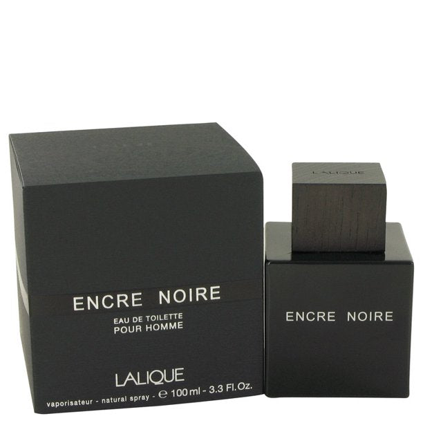 Encre Noire Lalique Eau De Toilette Spray for Men 3.3 oz