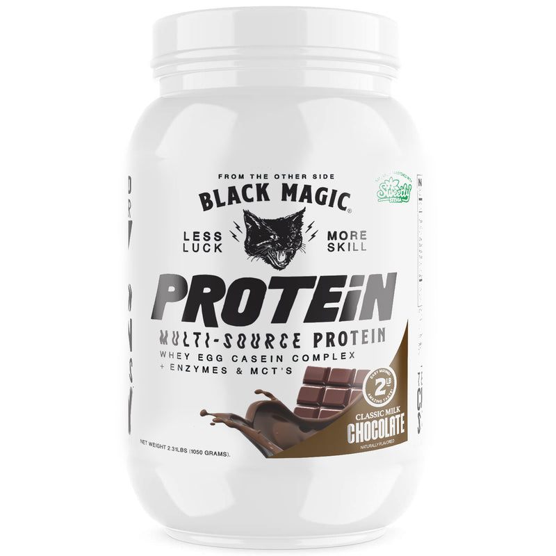 Black Magic - Handcrafted Multi-source Protein Classic Milk Chocolate - 25 Servings